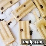Delicious Creamy Cold Brew Ice Pops