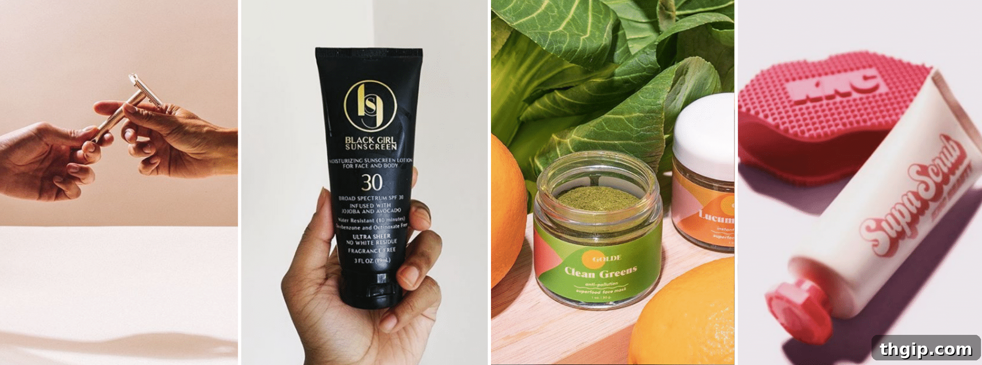 Elevating Clean Beauty with Black Brands 3 Further selection of Black-owned clean beauty skincare and bodycare products.
