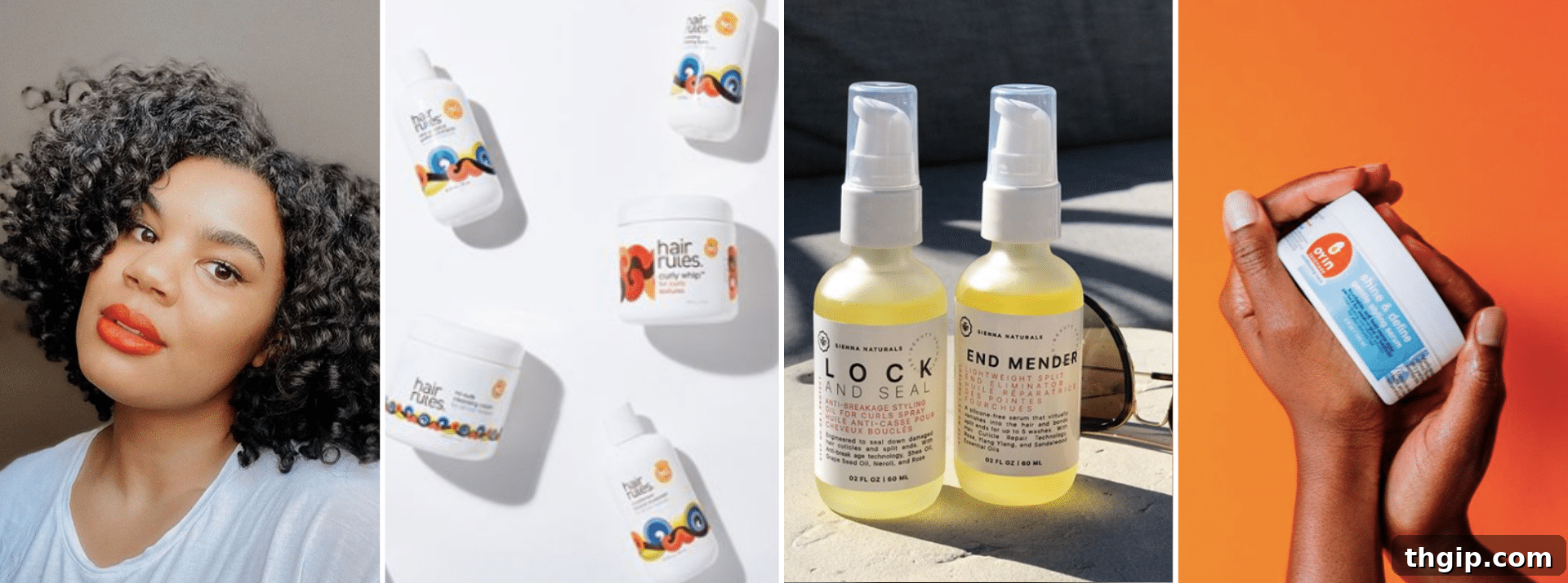 Elevating Clean Beauty with Black Brands 7 Selection of Black-owned clean beauty haircare products for diverse hair types.