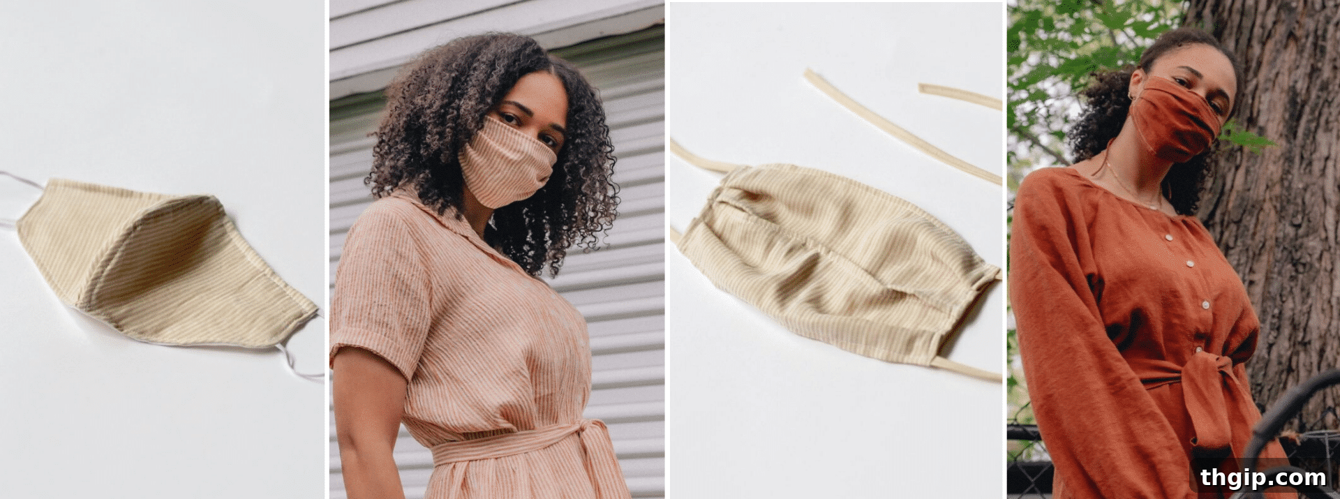 Face mask featuring a unique print from Hackwith Design House