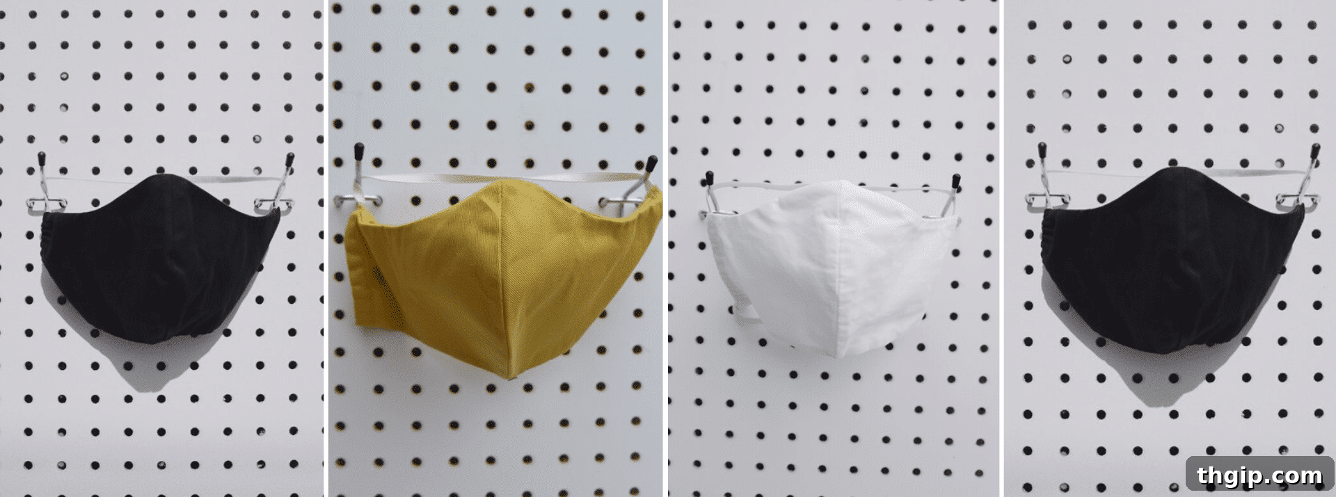 Stylish fabric face mask with unique design by Selva Negra