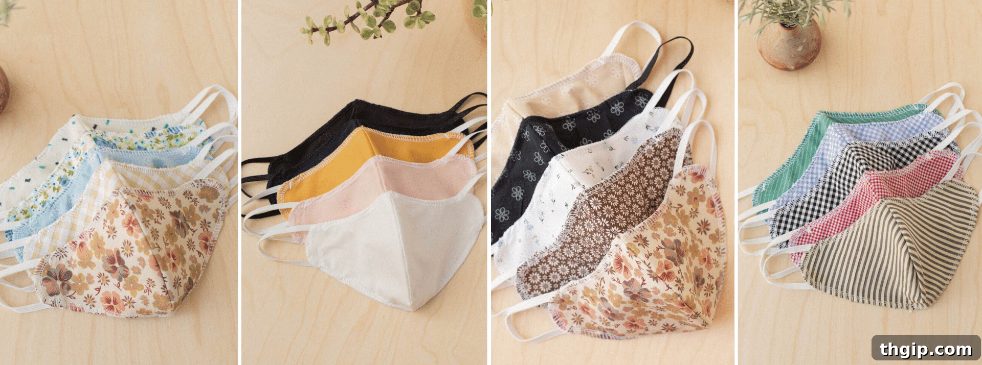 Floral patterned face mask by Christy Dawn made from deadstock fabric