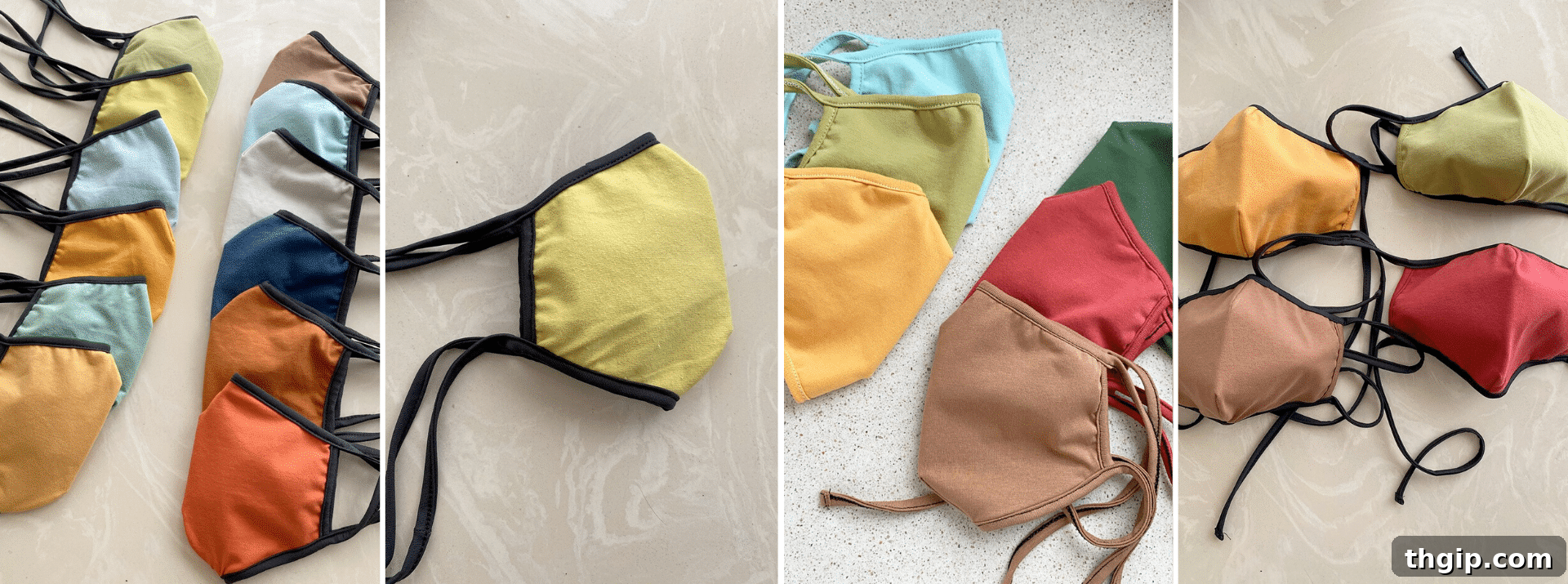 Eco-friendly face mask from Back Beat Co. made from surplus fabric