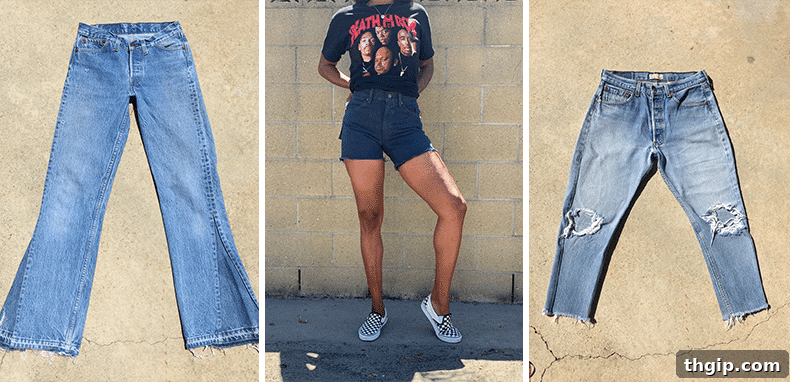Sustainable Style: Black Voices in Ethical Fashion 6 Le Coeur Noir Vintage denim