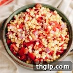 Thumbnail of Fresh Corn Salsa with Baked Chili Lime Tortilla Chips recipe