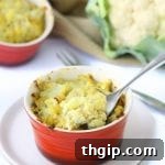 Baked Cheesy Cauliflower