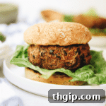 Zucchini Black Bean Burger recipe image