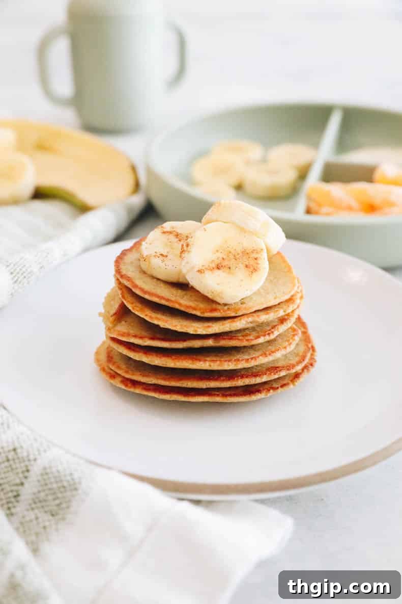 30 Creative Breakfasts Your Kids Will Love 4 A selection of delicious, healthy pancakes and waffles, ideal for children's breakfasts.