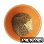 Small jar of homemade pumpkin spice mix.
