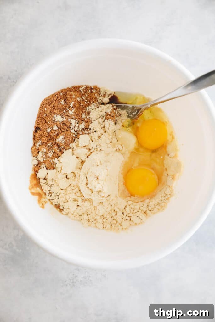 Energizing Protein Cookies 3 protein powder cookie batter