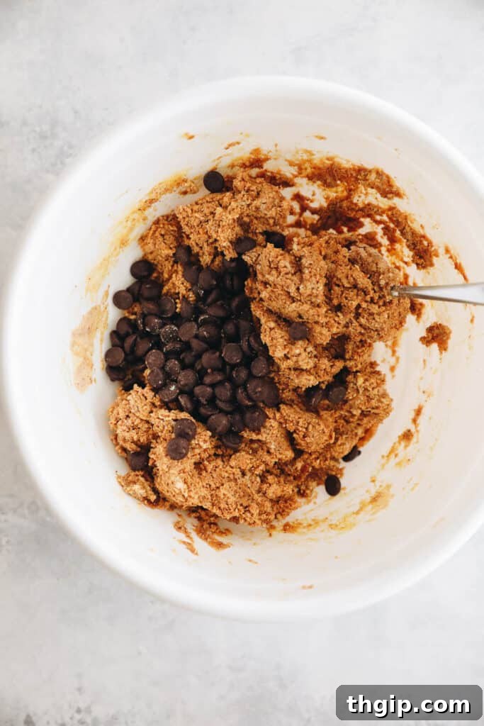 Energizing Protein Cookies 4 mixed protein cookie batter
