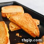 sheet pan grilled cheese