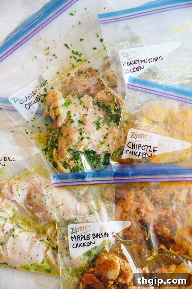 5 Flavor-Packed Chicken Thigh Marinades 2 Delicious chicken thigh marinades ready for easy meal prep