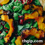 Thumbnail image of Maple Roasted Acorn Squash Salad with Pomegranate Vinaigrette