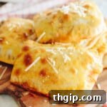 homemade pizza pockets.