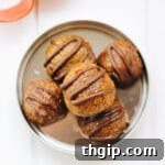 A small image of chocolate chip gingerbread energy balls.