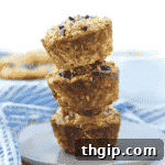Oatmeal cups with protein powder, a healthy grab-and-go breakfast.