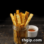Crispy Baked Yuca Fries