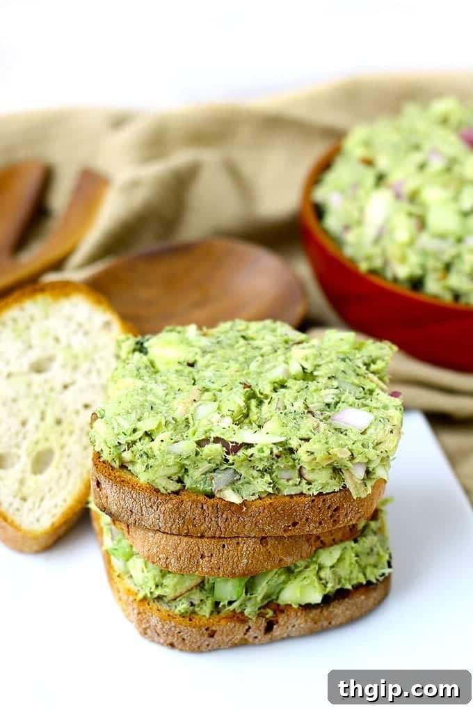 Avocado Tuna Salad in a bowl with a spoon