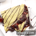 Thumbnail of Chocolate Cherry Crepes recipe