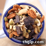 Homemade Trail Mix, ready to eat