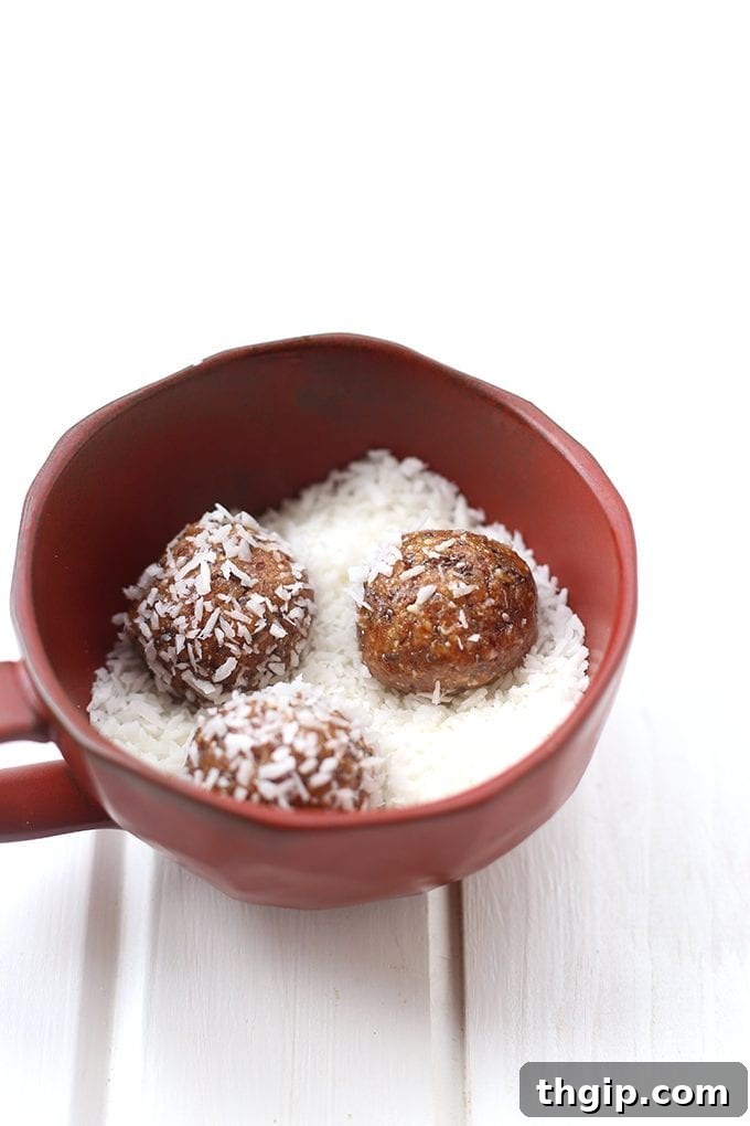 Zesty Coconut Energy Bites 4 A visually appealing display of Lemon Coconut Chia Energy Balls, capturing their fresh and healthy appeal as an energizing snack.
