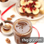Homemade Maple Pecan Butter in a jar