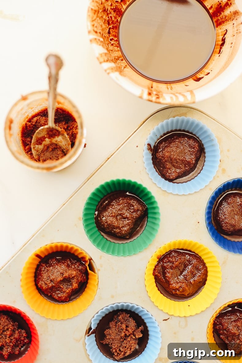 Maple Pecan Dream Cups 3 Maple Pecan Butter Cups, freshly made and sprinkled with sea salt